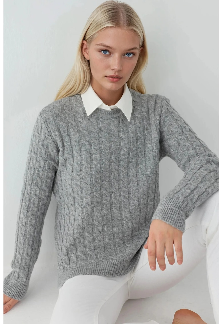 Pulover dama - Tricot - Gri