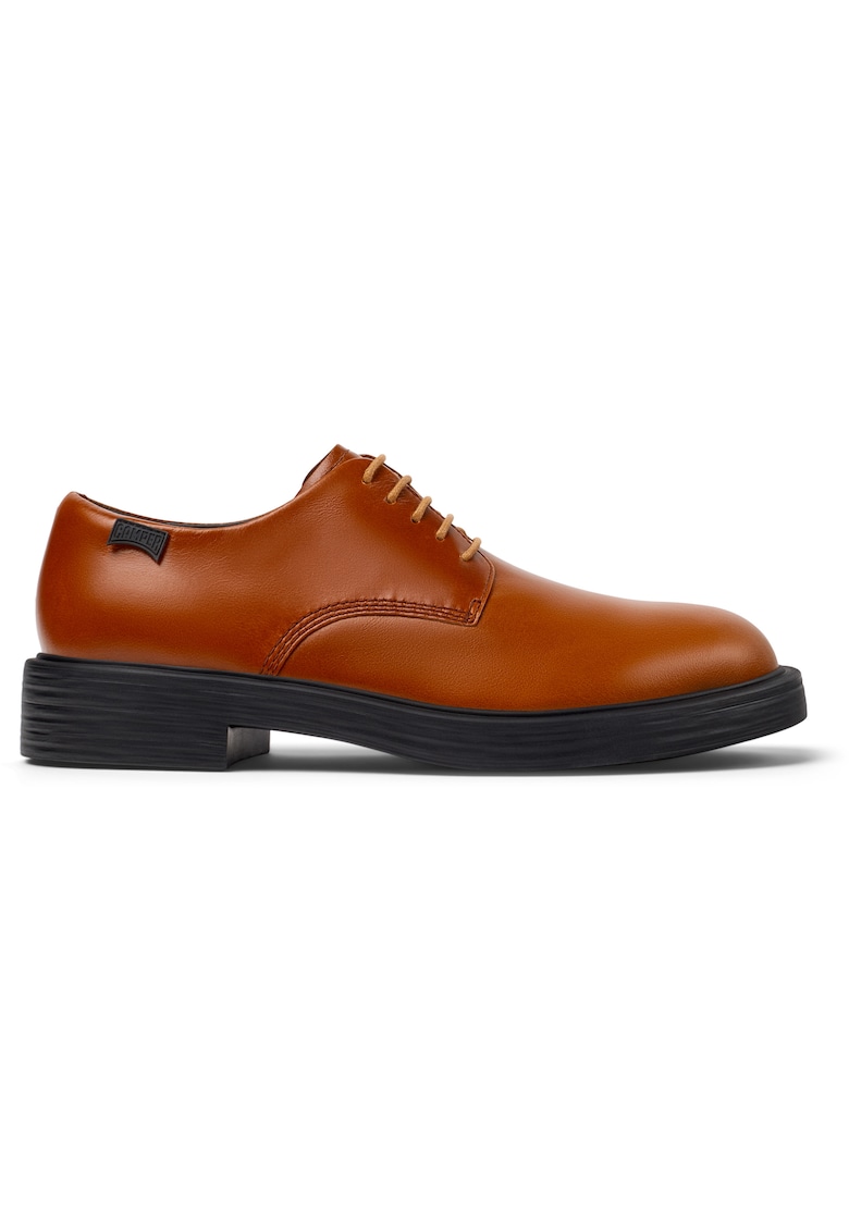Camper Pantofi de piele cu aspect uzat Verano