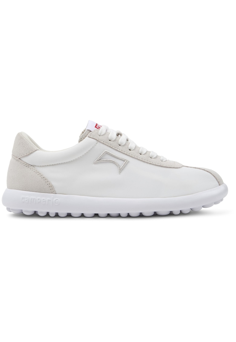 Pantofi sport cu insertii din piele intoarsa Pleotas - Gri deschis
