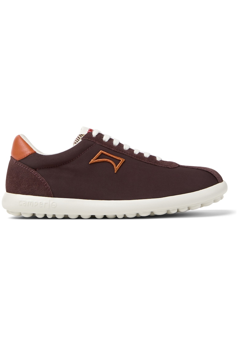 Pantofi sport cu insertii din piele intoarsa Pleotas - Visiniu