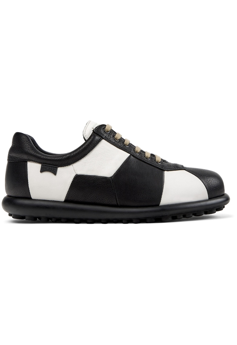 Camper Pantofi sport din piele Pelotas Ariel - Alb/Negru