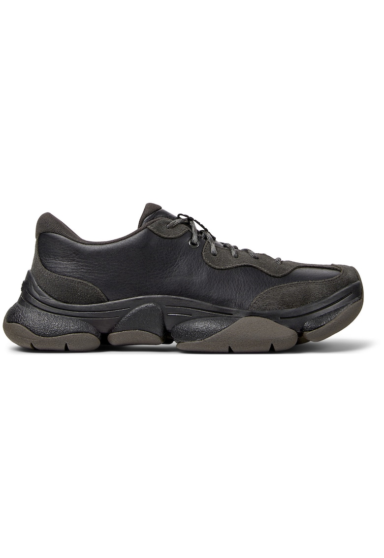 Camper Pantofi sport uni de piele ecologica - Negru