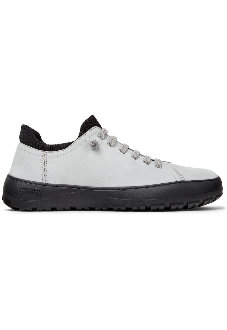 Camper Pantofi casual din piele Peu Serra - Gri deschis