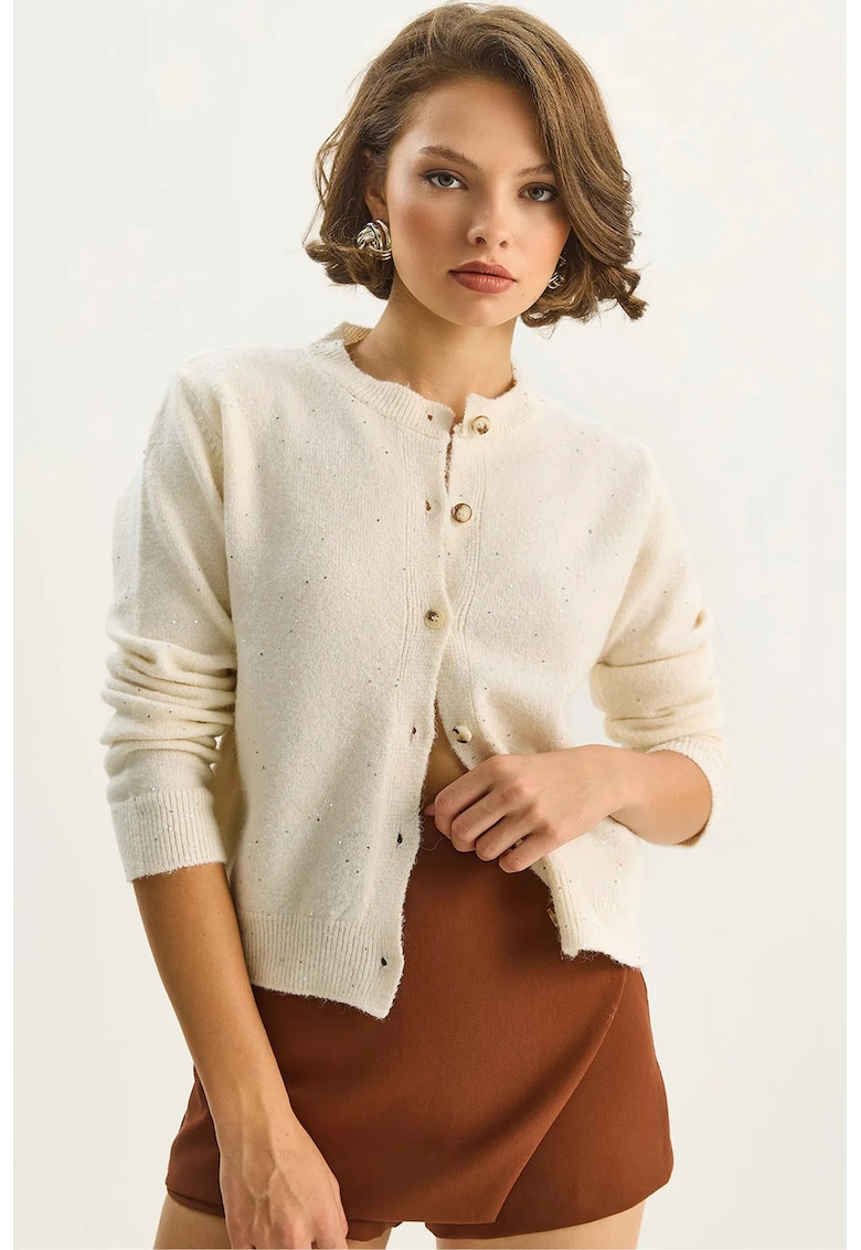 Cardigan dama - HiCCUP - Tricot - Crem -