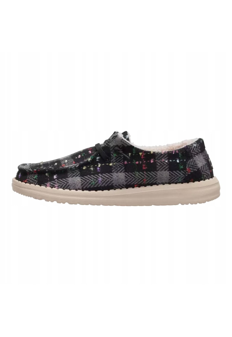 Mocasini izolati pentru Femei Spuma EVA - Wendy Confetti Cozy - Negru