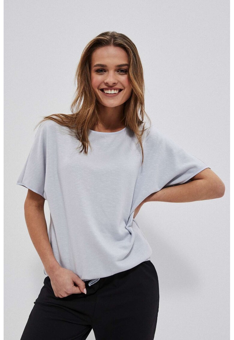 Bluza gri cu maneca scurta - Gri