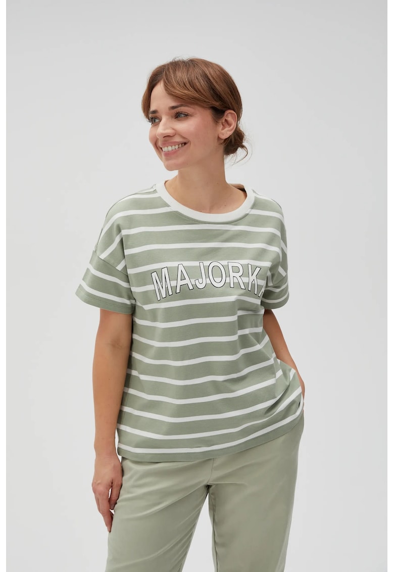 L-BL-4601 BLUZA - Verde masliniu
