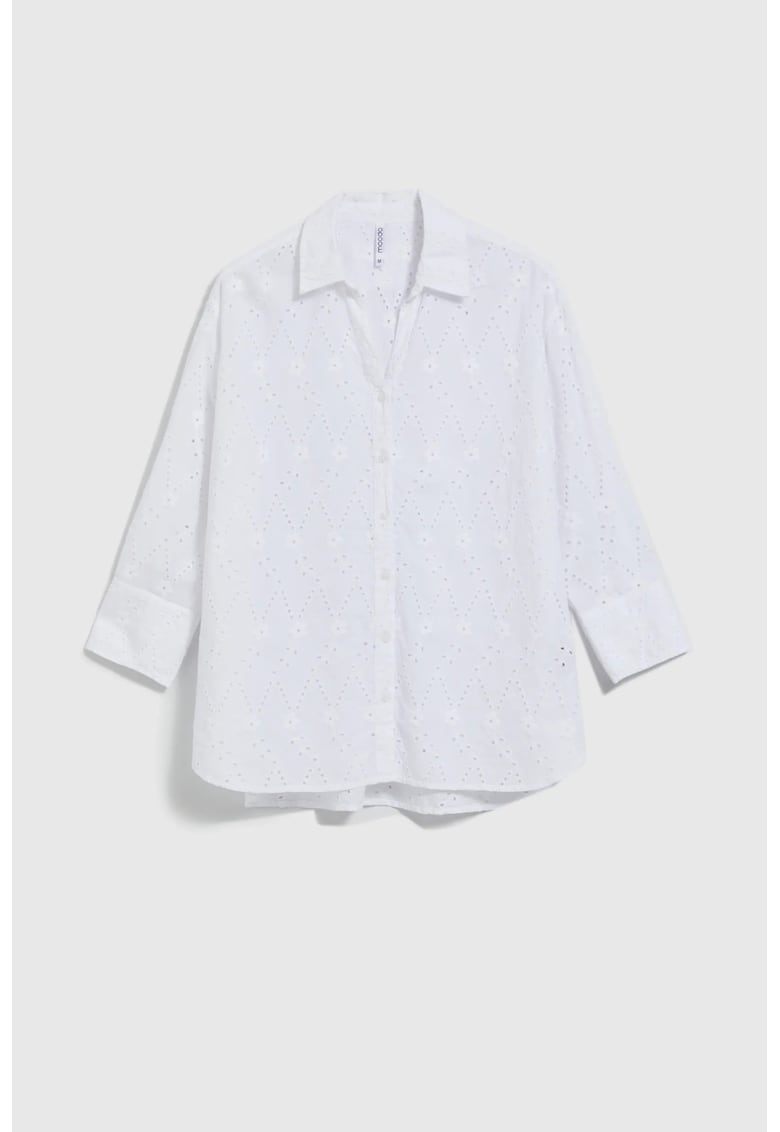 Bluza dantelata alba - Alb