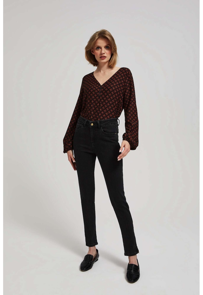 Jeansuri skinny negre - Negru