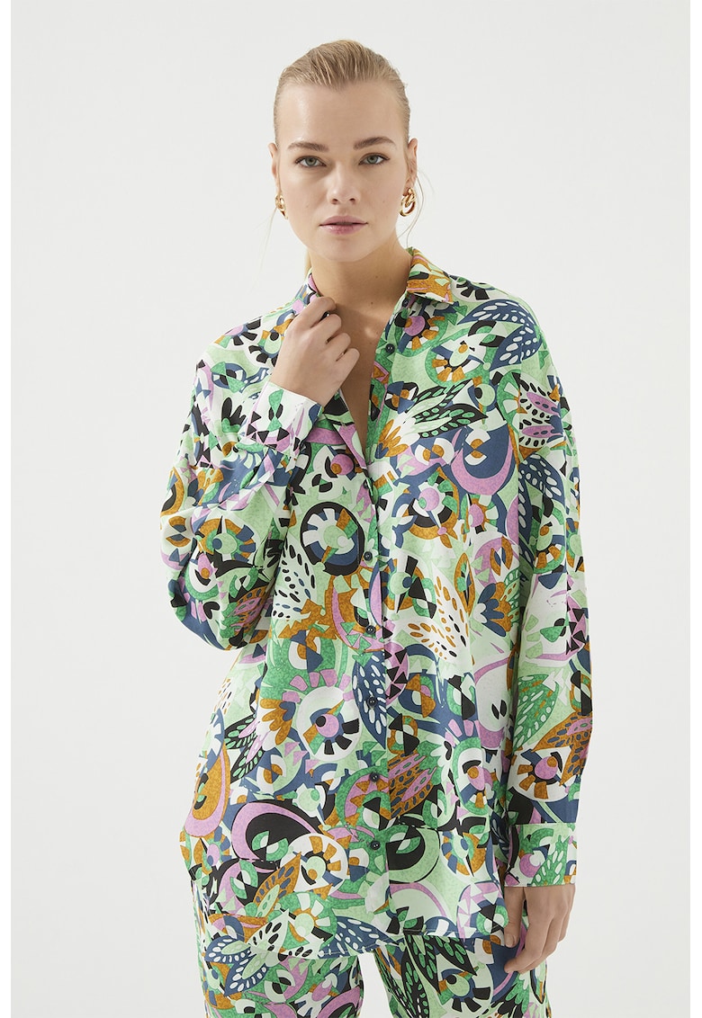 Camasa regular-fit cu model - Multicolor