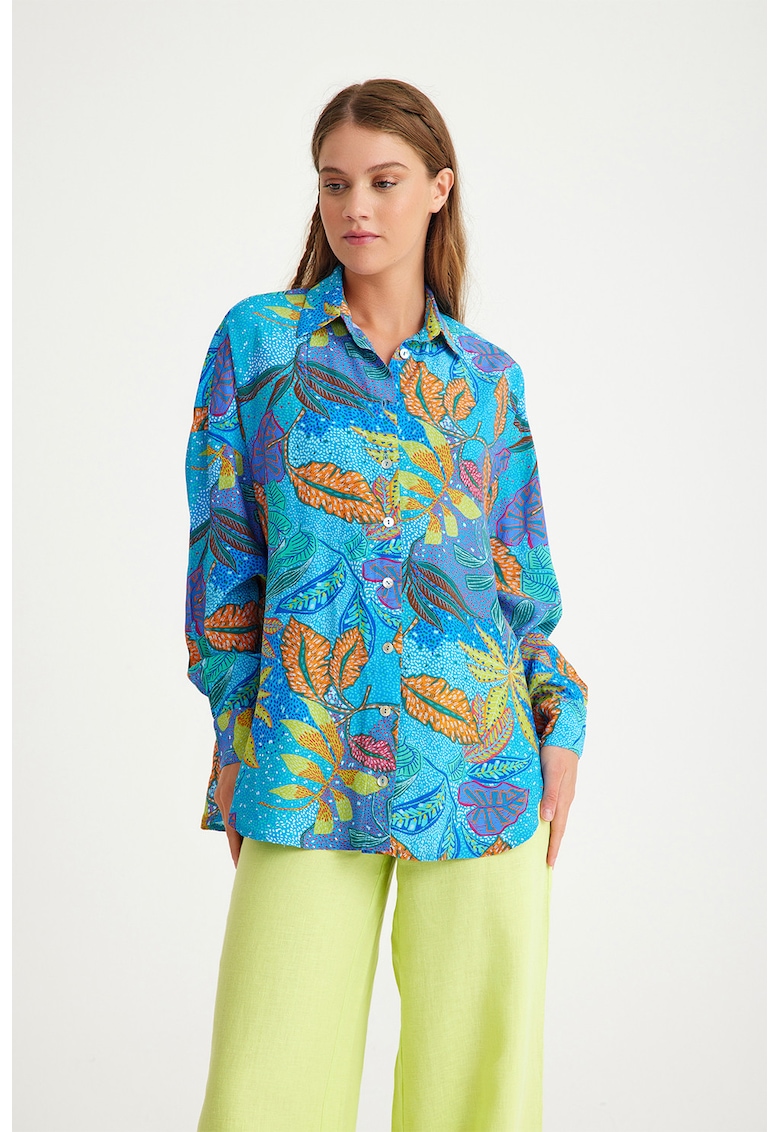 Camasa regular-fit cu model - Multicolor