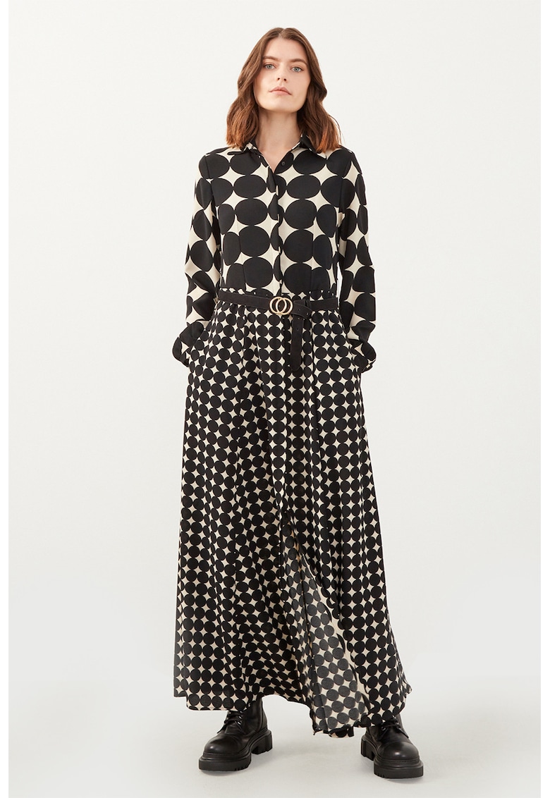 Rochie maxi cu buzunare laterale