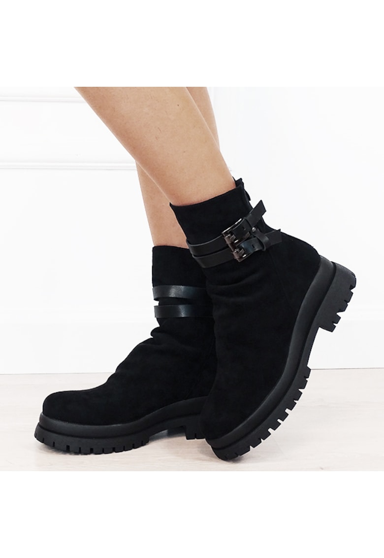 Ghete negre dama casual B-7673 115 11206 Ghete negre dama casual B-7673 115 11206