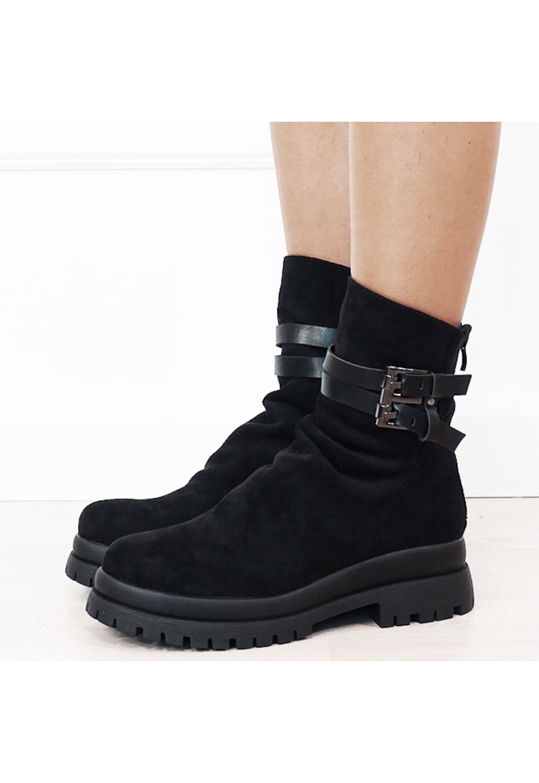 Ghete negre dama casual 7673 115 18633 Ghete negre dama casual 7673 115 18633