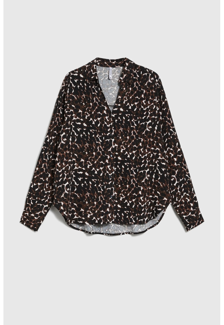 Camasa din vascoza maro - Maro