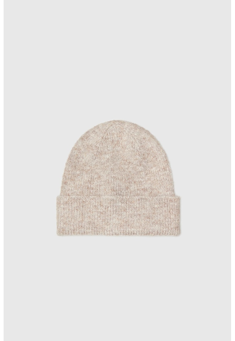 Caciula din lana bej ONE SIZE