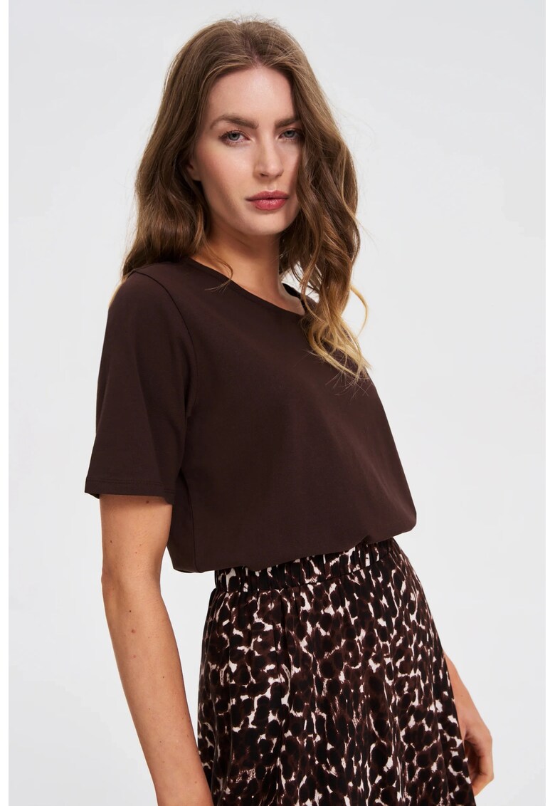Tricou Neted Maro - Maro inchis