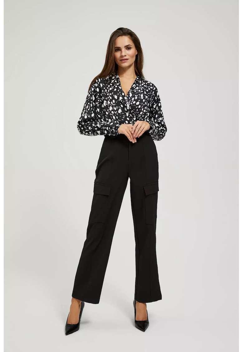 Pantaloni cargo - Negru
