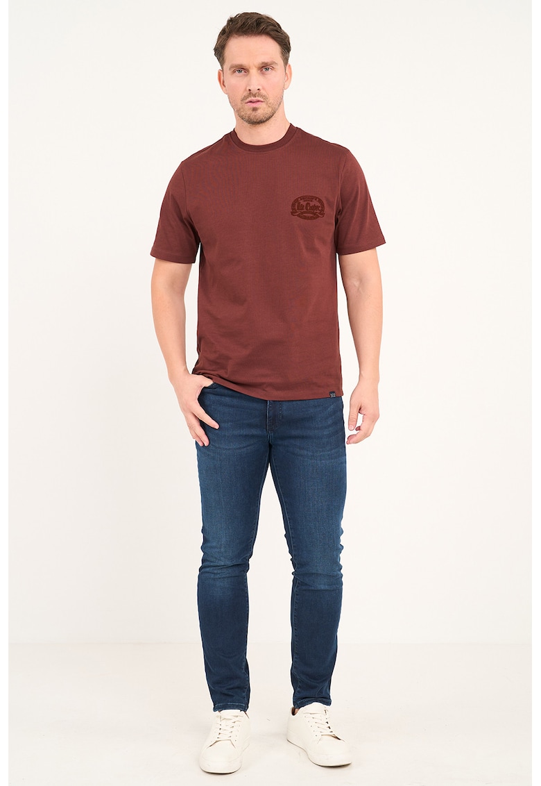 Blugi slim fit cu 5 buzunare - Albastru inchis
