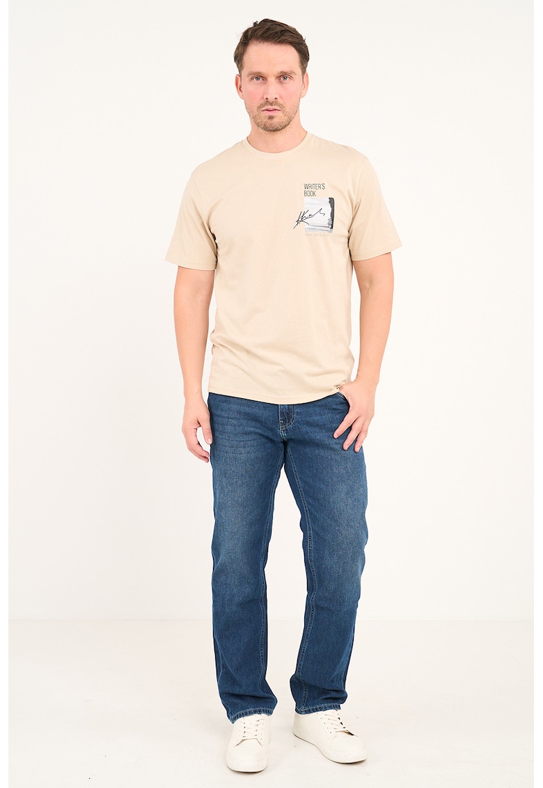 Blugi relaxed fit - Albastru inchis