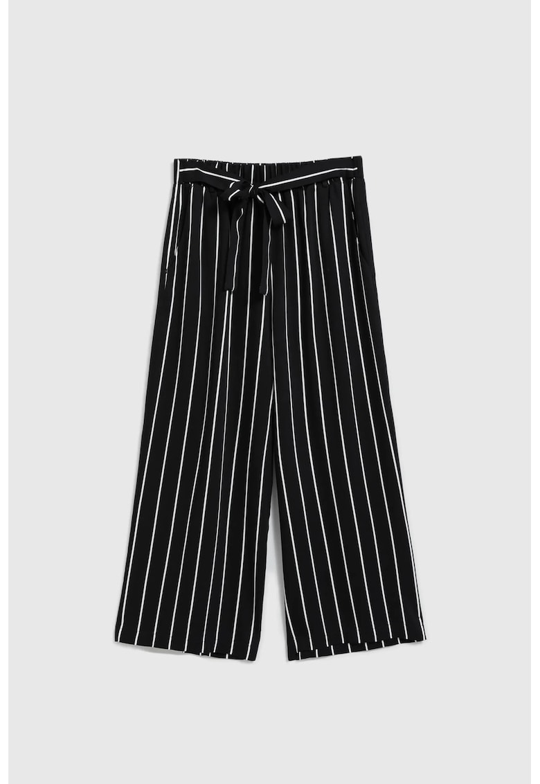 Culottes stripe negre - Negru