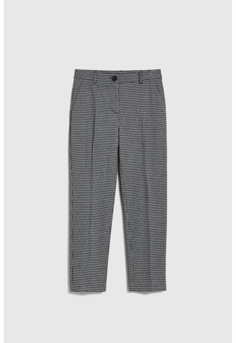 Pantaloni gri cu model pepit - Gri