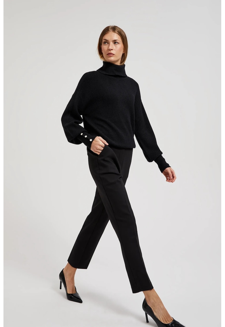 Pantaloni Eleganti Negri - Negru