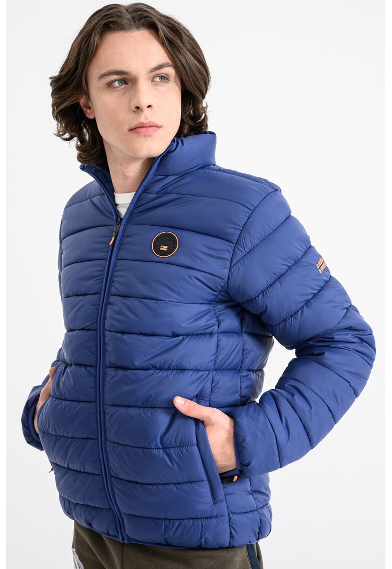 Geaca matlasata cu vatelina Amigo - Albastru inchis