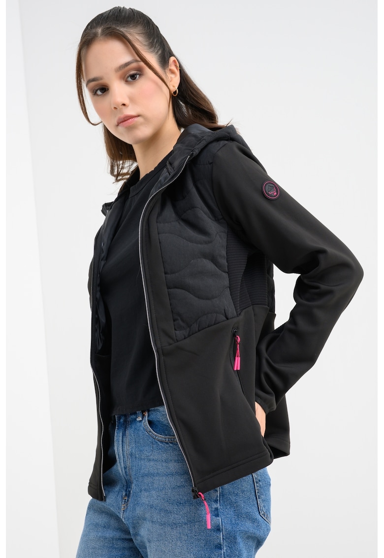 Hanorac cu fermoar si buzunare laterale