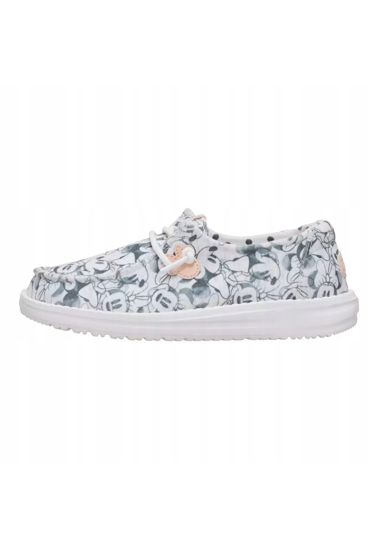 Mocasini Copii Spuma EVA - Wally Youth Minnie Mouse Print - Gri - Gri
