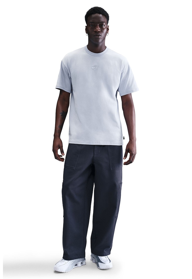Tricou lejer din bumbac Sportwear Premium Essential - Albastru glaciar