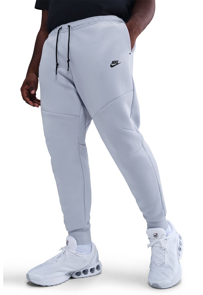 Pantaloni de trening din amestec de bumbac cu talie ajustabilia