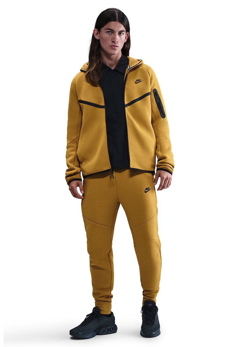 Pantaloni de trening din amestec de bumbac cu talie ajustabilia