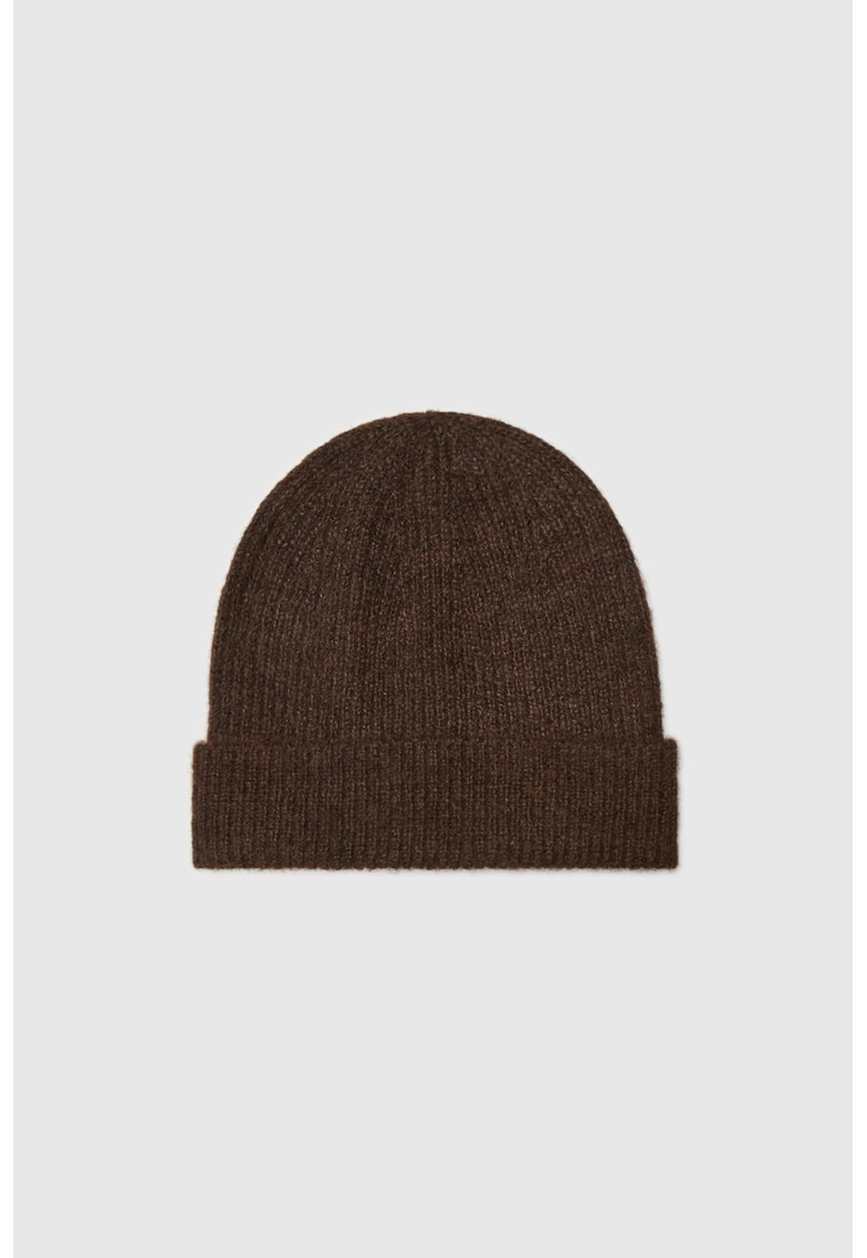 Caciula din amestec de lana marron ONE SIZE