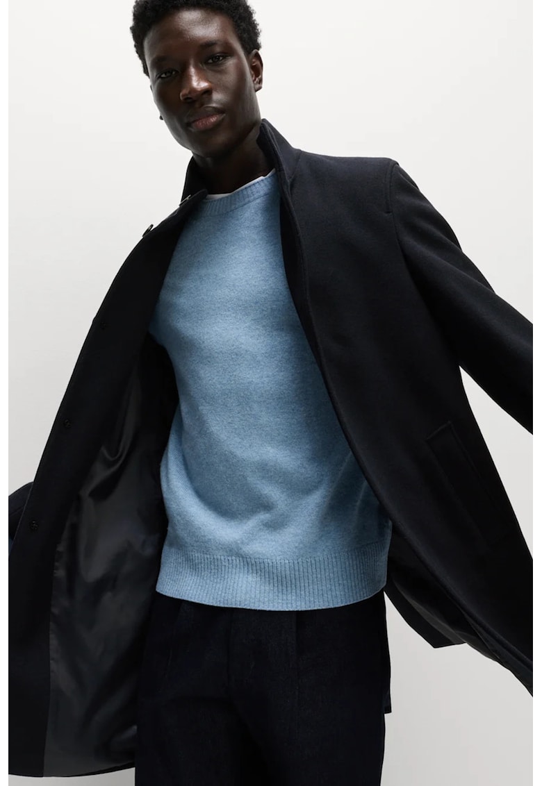 Marks Spencer Palton cu guler ridicat - Negru