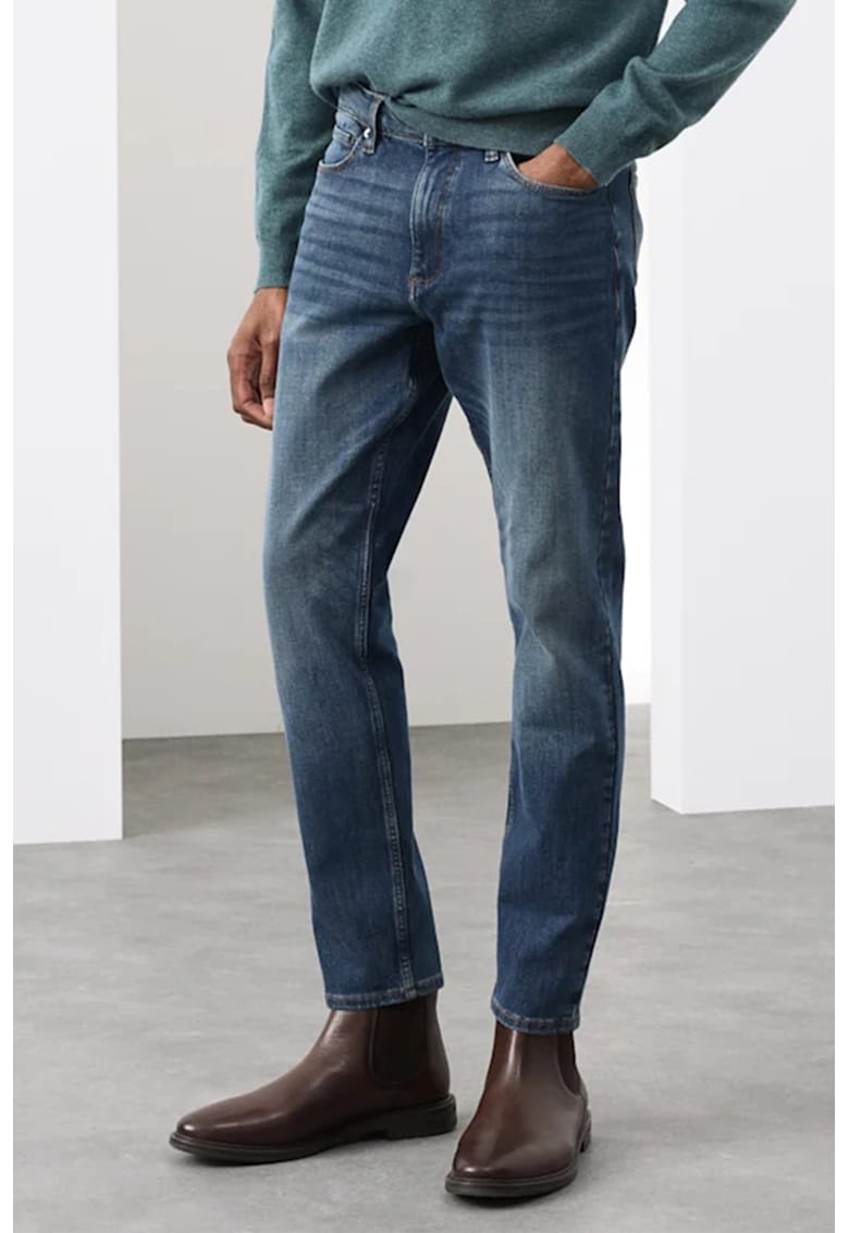 Marks Spencer Blugi slim fit 360 Flex - Albastru inchis