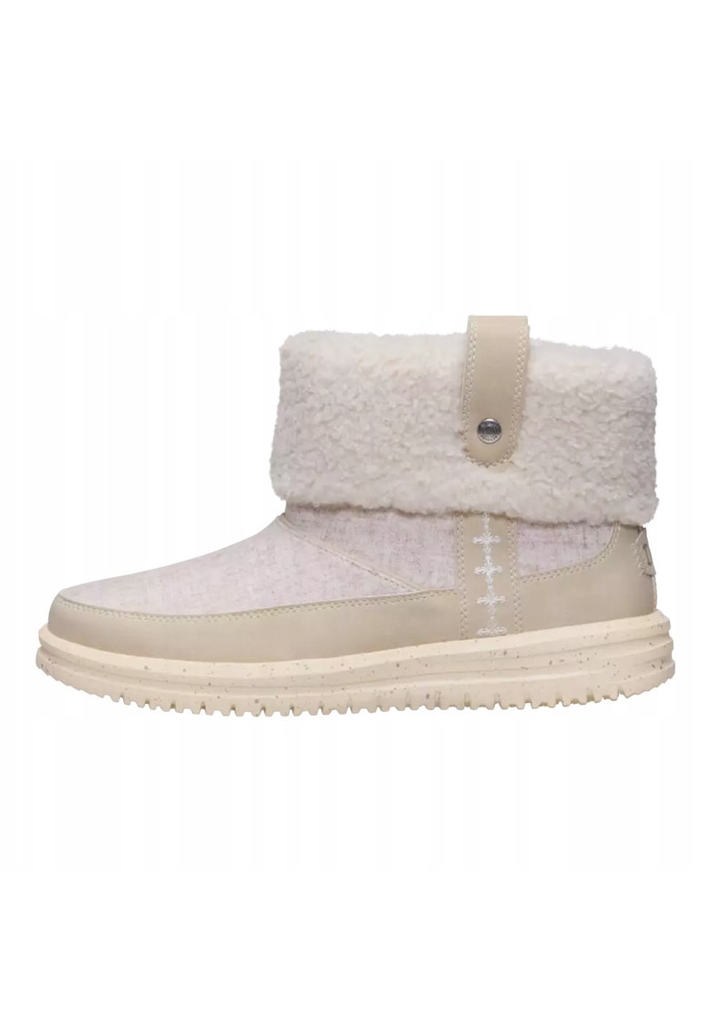 Ghete Femei - Camden Cuff Woll Cozzy - bej - Bej