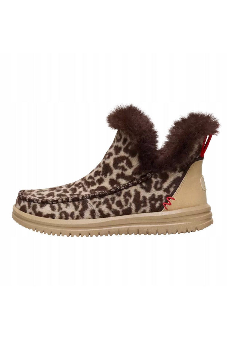 Femei Camden Brushed Leopard Cozy - Maro - Maro