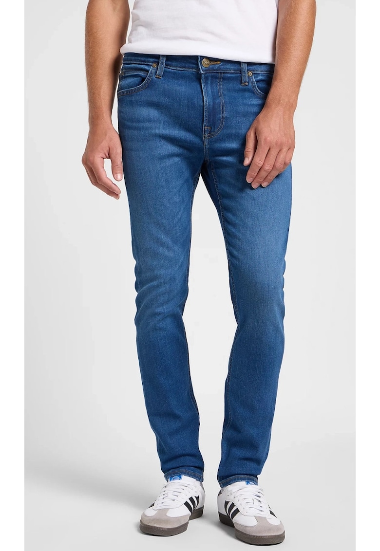 Blugi barbati MALONE - din bumbac/elastan - albastru