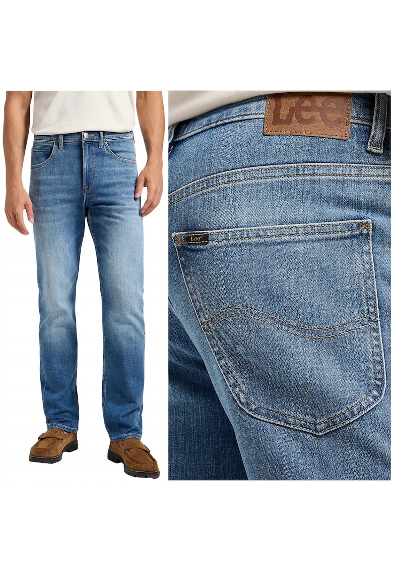 Blugi Brooklyn Straight - albastru