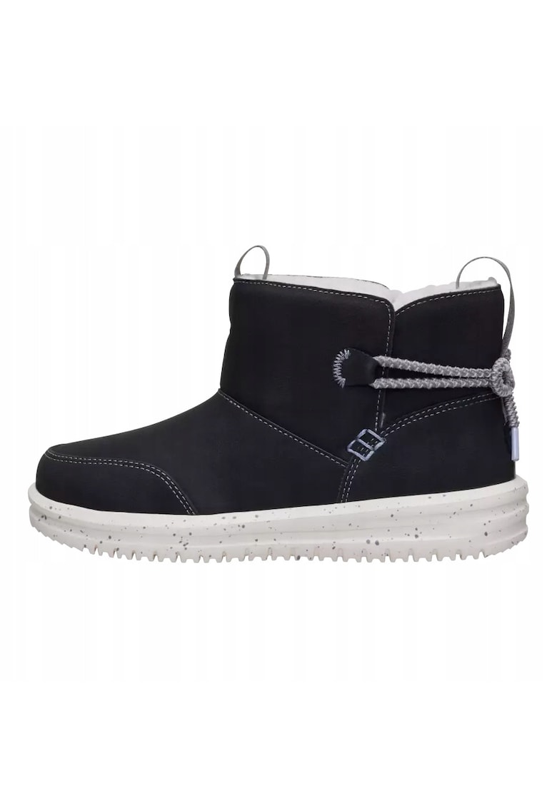 Ghete de iarna Calde pentru Fete - Camden Bow Boot Cozzy - Negru - Negru
