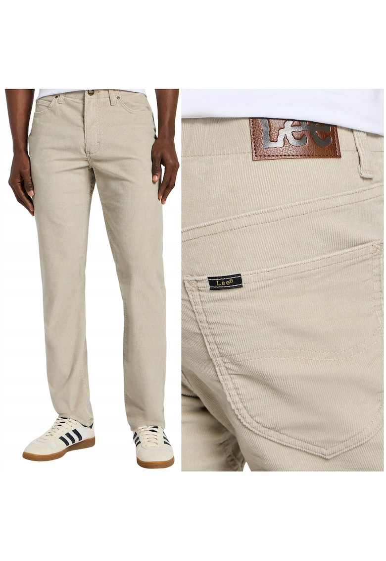 Pantaloni Slim Fit Extreme Motion bej croi conic