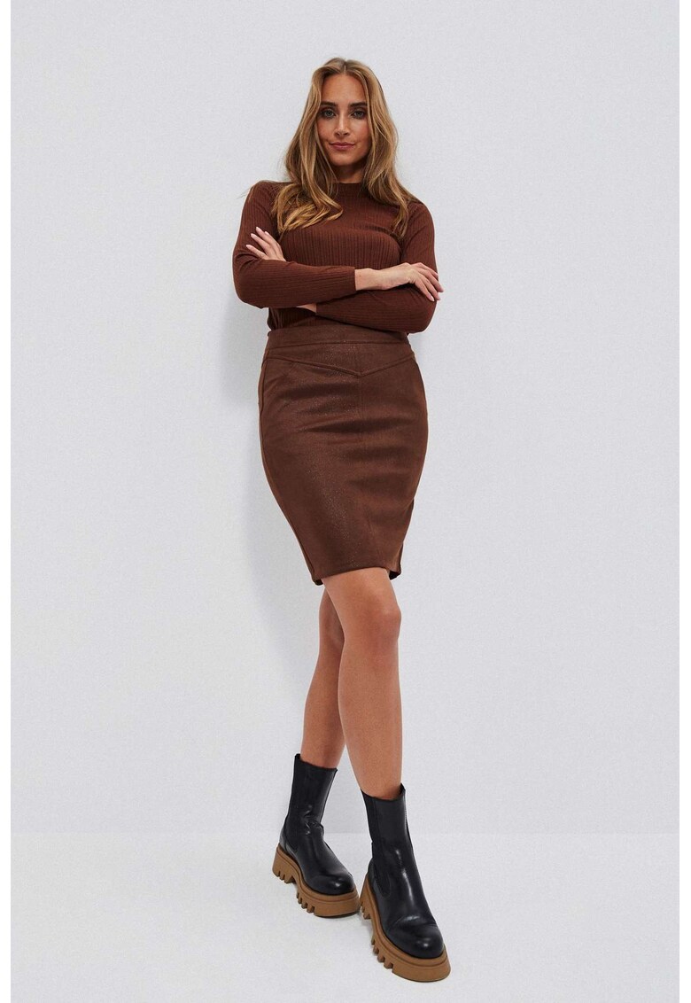 Fusta creion castan - Maro inchis