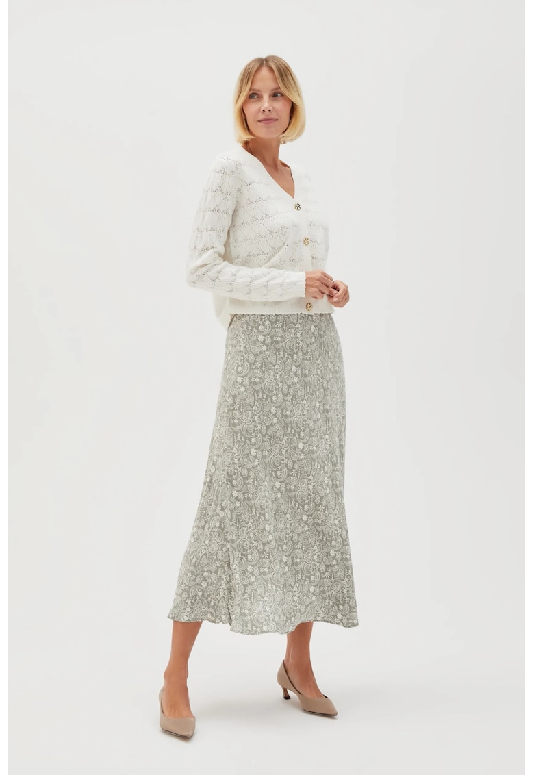 Fustă midi verde - Verde