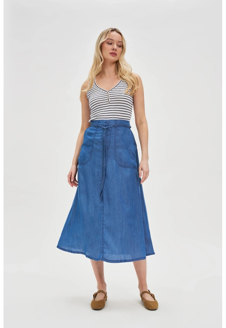 cu buzunare bleumarin - BLUE
