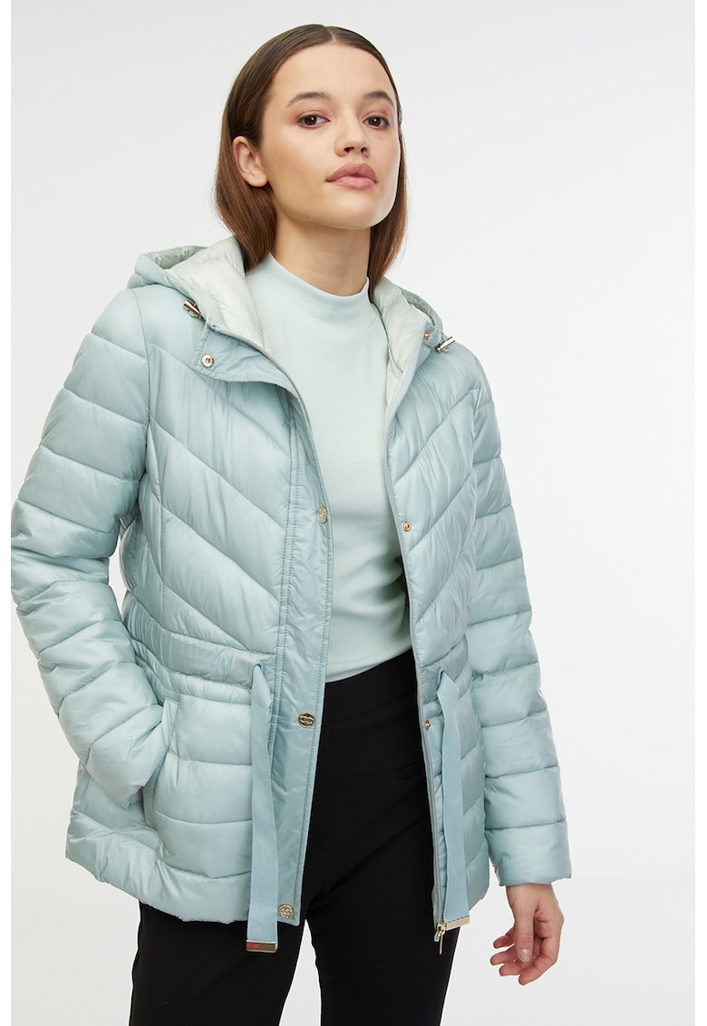 Jacheta parka cu gluga