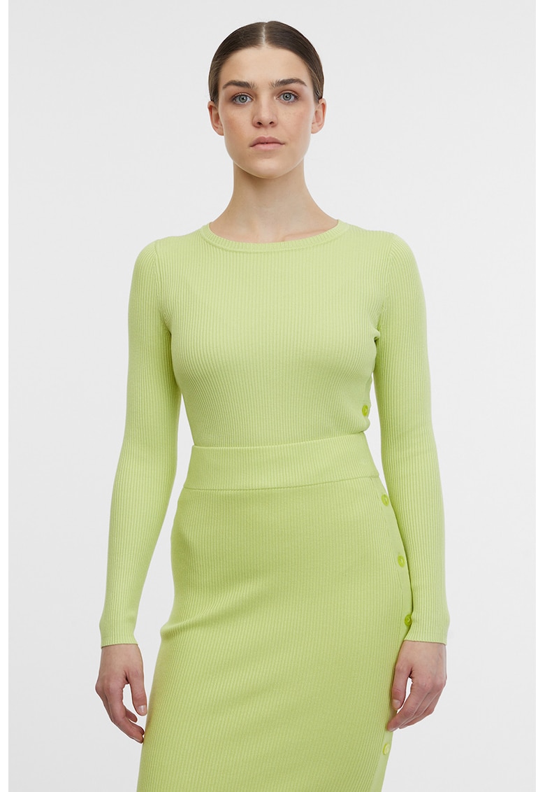 Bluza slim fit cu aspect striat