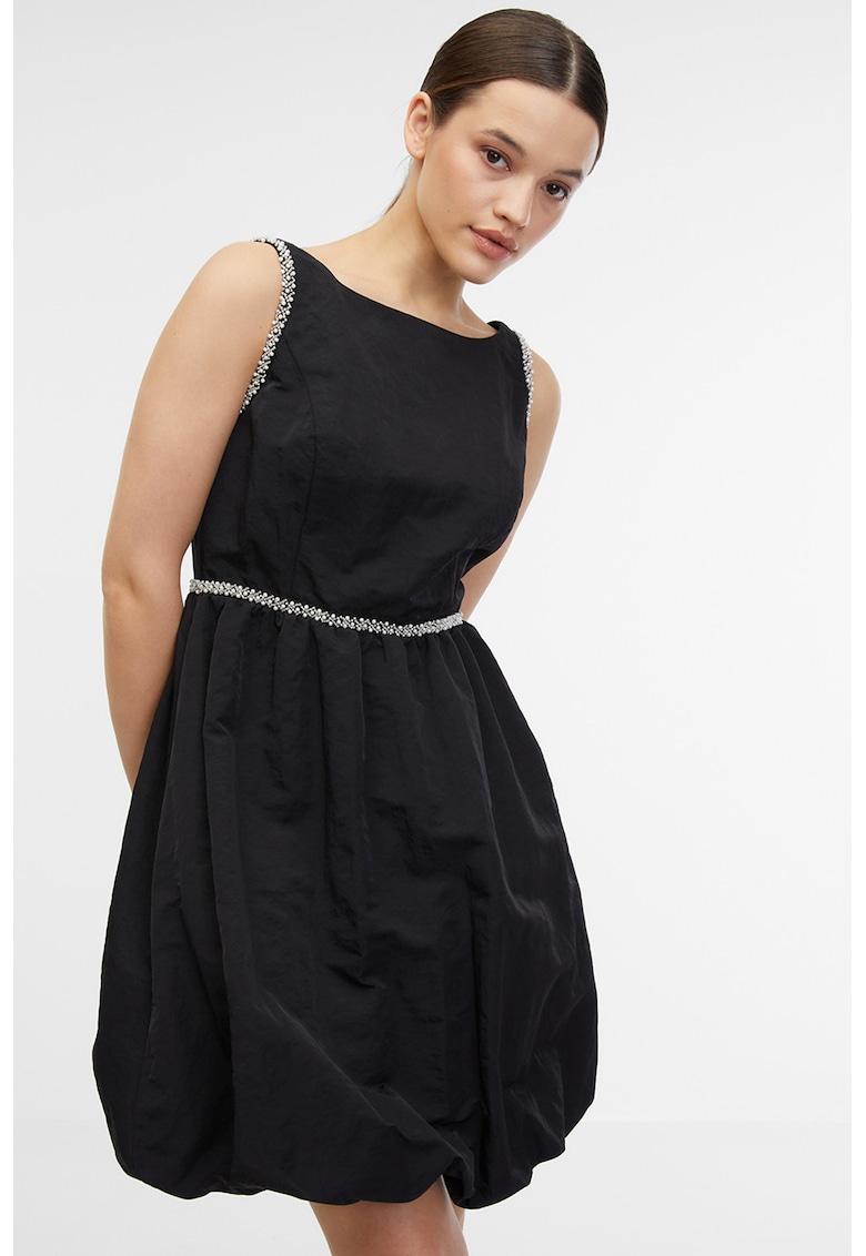 Rochie cu aplicatii cu strasuri