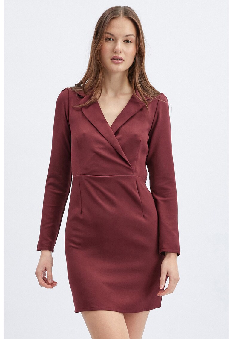 Rochie scurta cambrata - Violet tyrian