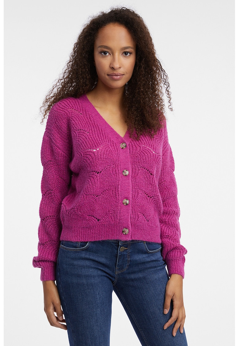 Cardigan lejer cu nasturi